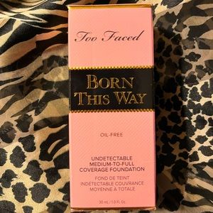 Too Faced Born This Way Oil Free Foundation in Pearl (opened)